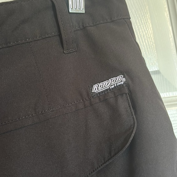 Ron Jon Surf Shop men’s black flat front shorts size 32 - Picture 6 of 7